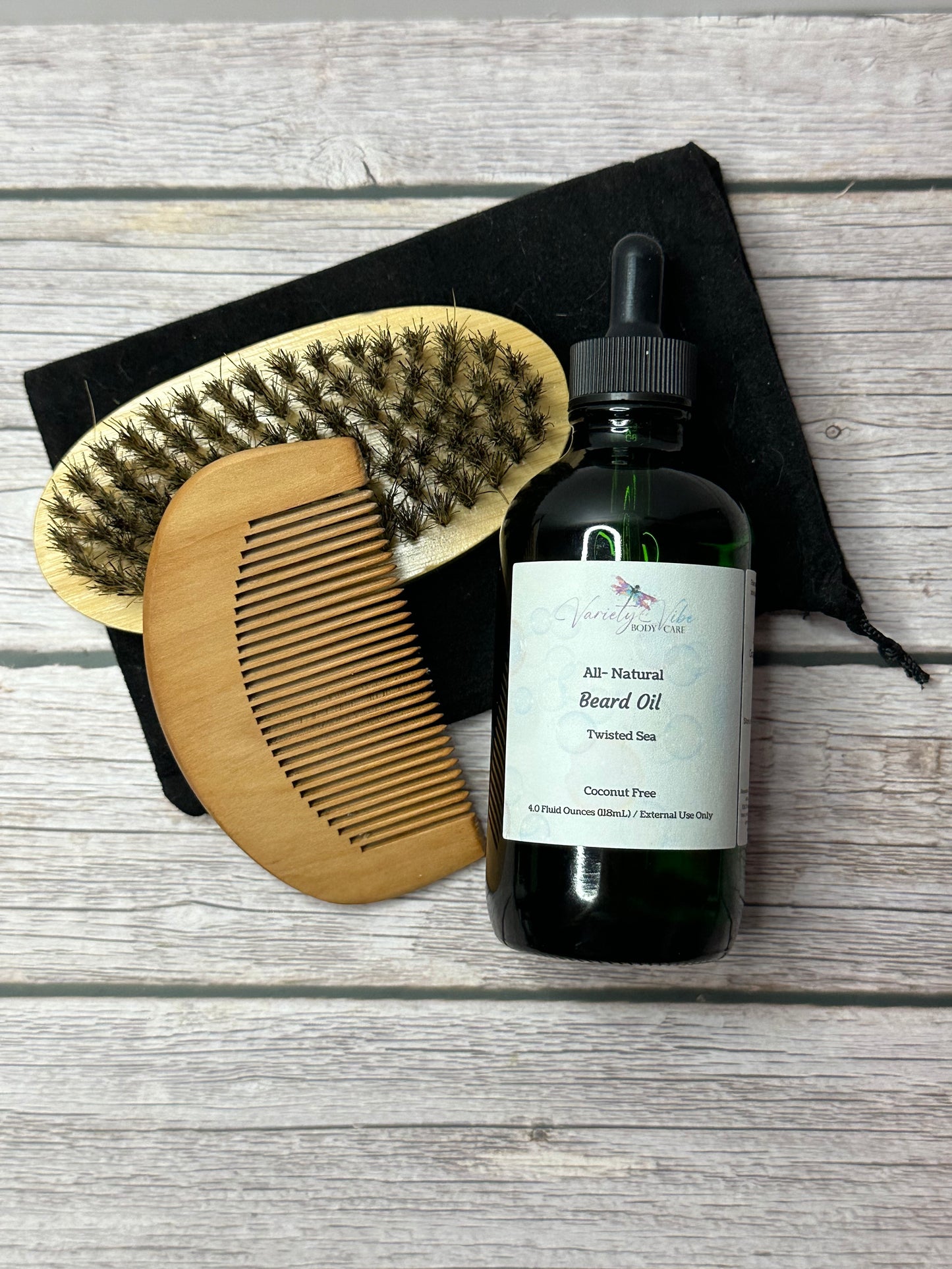 Beard Oil & Brush Set
